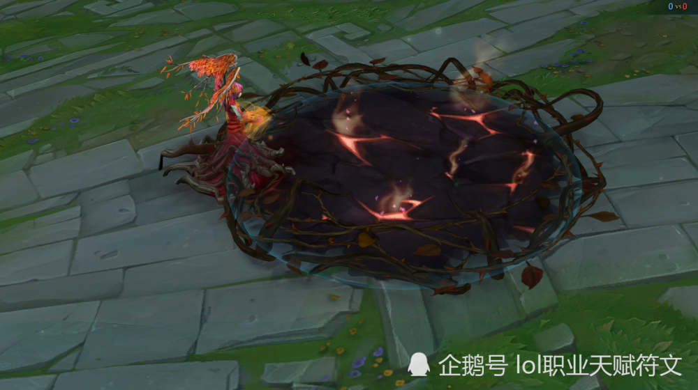 莫甘娜:荆棘皮肤小法师这个英雄有一个圣诞皮肤,简单来说就是一个冰雪