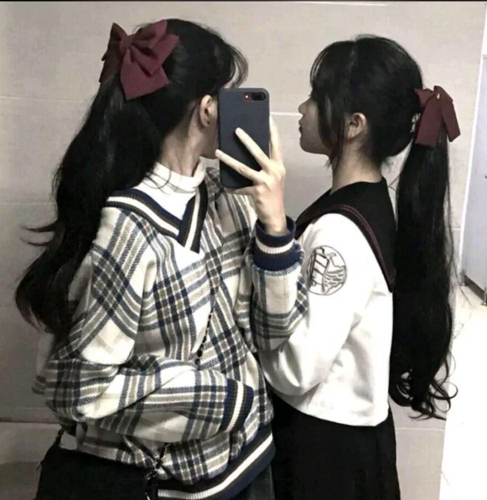 超美的双人闺蜜头像_腾讯新闻