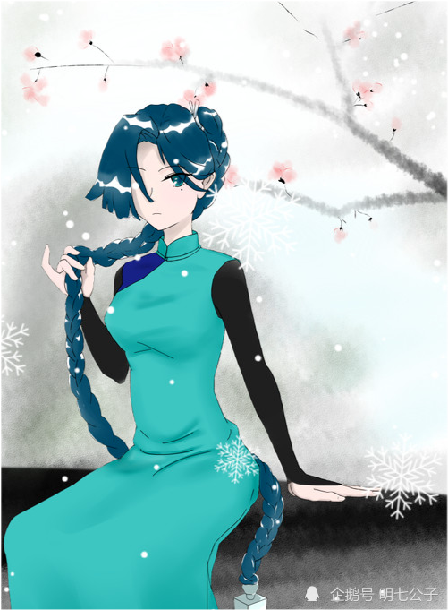 刺客伍六七:梅小姐专属换装秀,官方推出两款白蓝裙,你爱了吗?