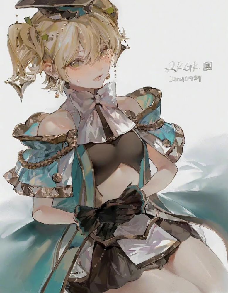 相当喜欢极具个人特色的二次元画风插画师twiccroquette