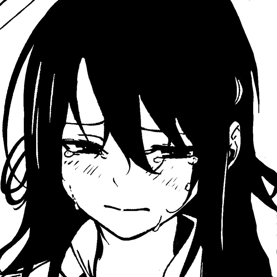 黑白动漫女头 爱