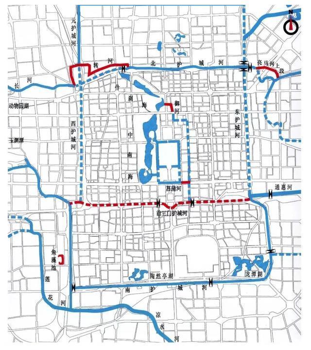 護城河的古今演變與北京內城的變遷