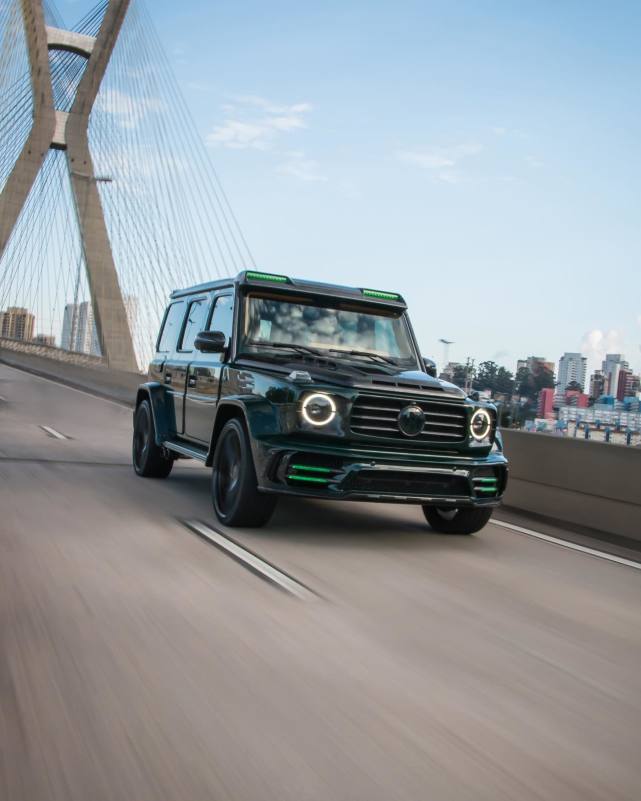 奔驰大g改装,国外街拍mansory迈莎锐gronos,全球限量10台