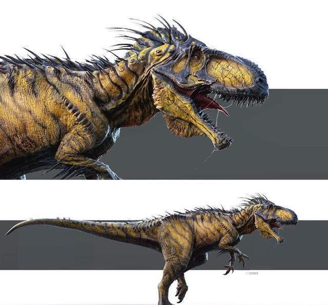 侏罗纪世界两代混种恐龙对比暴虐龙威武狂盗龙狰狞