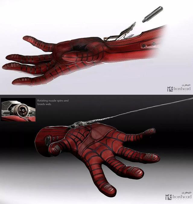 熟悉蜘蛛侠的小伙伴都知道,蜘蛛侠把自制的蛛丝发射器安装在手腕上