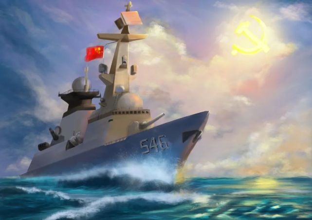 军舰上开个人画展,给这个95后女兵点赞!
