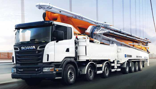 打破吉尼斯纪录!中国建全球最长泵车,混凝土轻松送上30层高楼