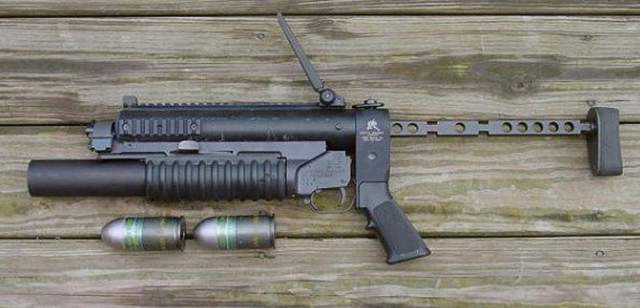 一种最常见的步枪下挂式榴弹发射器,早在上世纪七十年代就开始作为