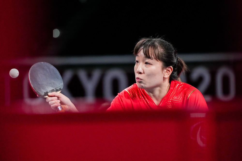东京残奥会乒乓球薛娟夺得女单3级金牌