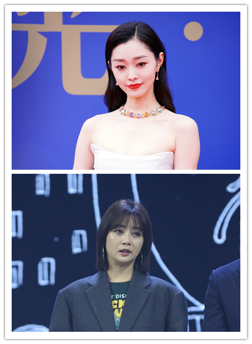 宋轶真懂抢镜和殷桃站在一起的时候大裙子华丽还吸睛