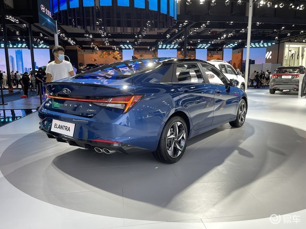 2021成都车展第七代伊兰特实拍图解