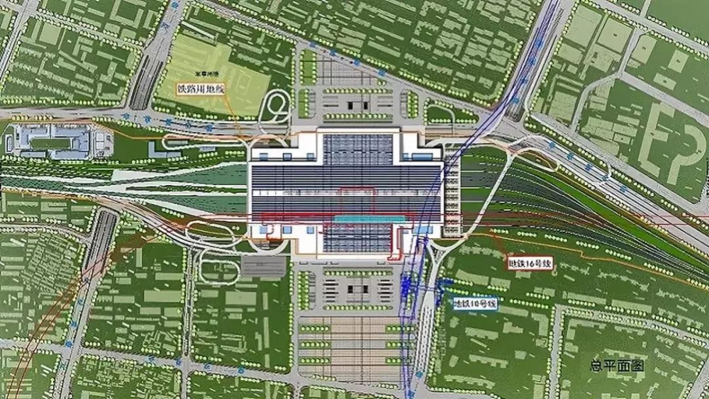北京将扩建一新高铁站未来将成为亚洲最大火车站32线并行