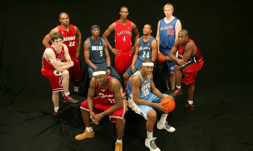  NBA ：2003届球员得分和出场数据一览，科沃尔出场数据仅次于詹姆斯