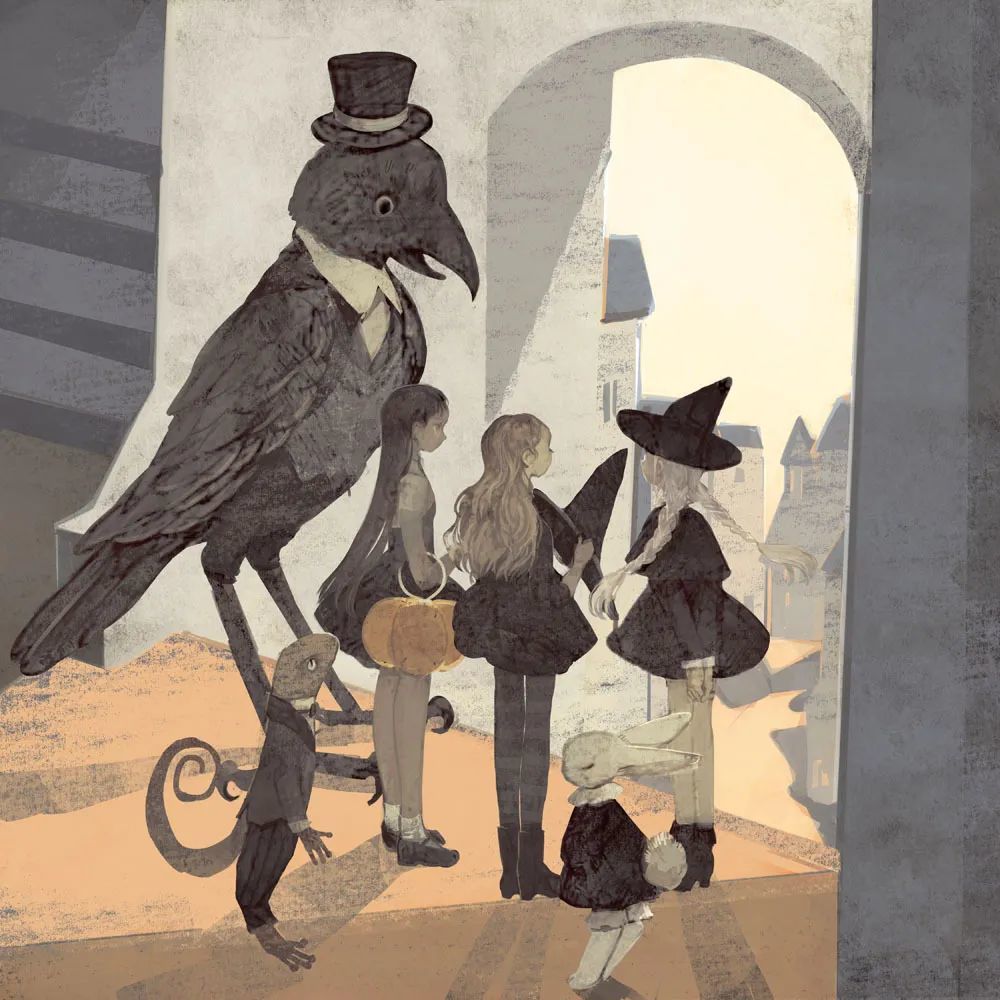 日本插画师rt0no插画设计作品