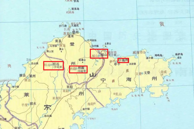 【地理】煙臺的12個縣區,4個是