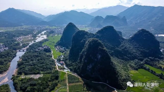 聊聊灌阳县最小的乡观音阁看看无人机镜头下的美景