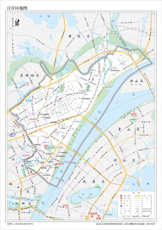 江岸區武漢市中心城區地圖武漢市地圖高清原文件可添加文末選房師微信