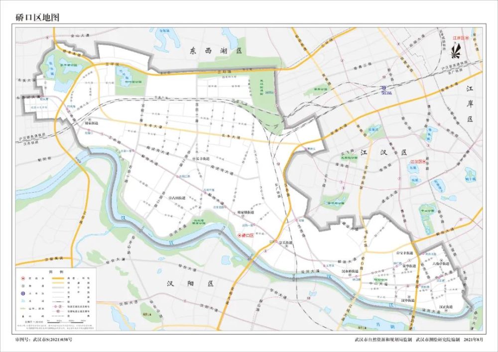 礄口區江漢區江岸區武漢市中心城區地圖武漢市地圖高清原文件可添加文