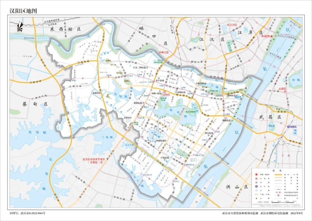 漢陽區礄口區江漢區江岸區武漢市中心城區地圖武漢市地圖高清原文件可