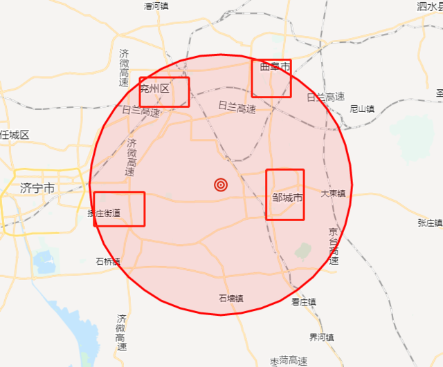 邹城发生m26级地震塌陷