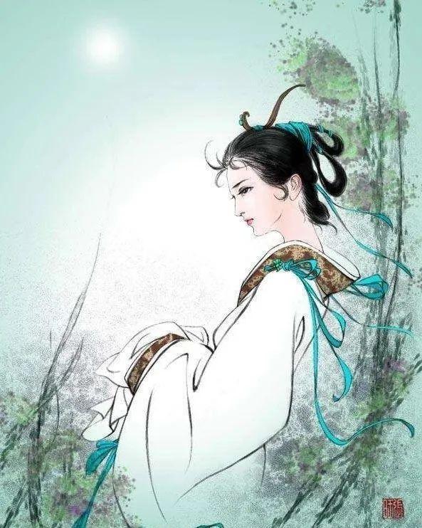 金秋时节赏明月,一首《玉阶怨》,感悟李白哀而不伤