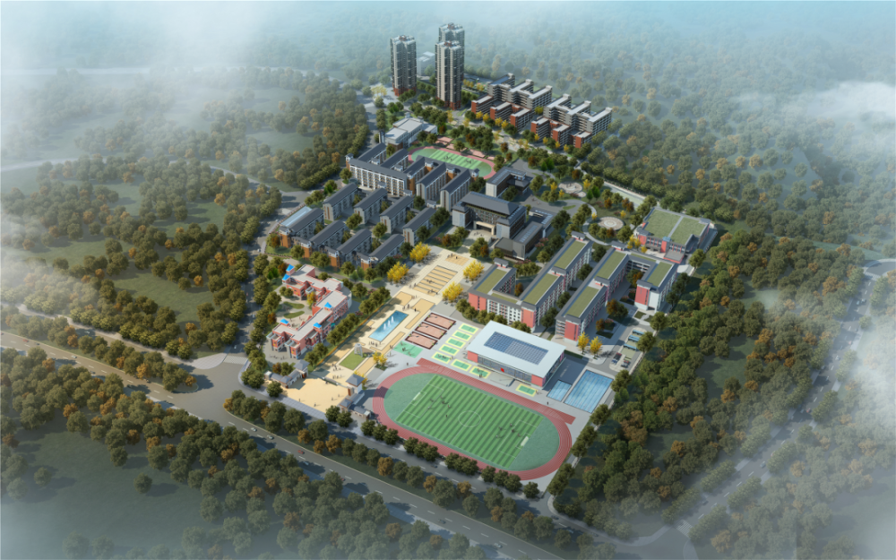 滨江新城这所学校二期全面动工!规划初高中54个班_腾讯新闻