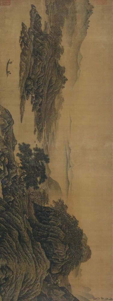 李唐溪山独钓万壑松风