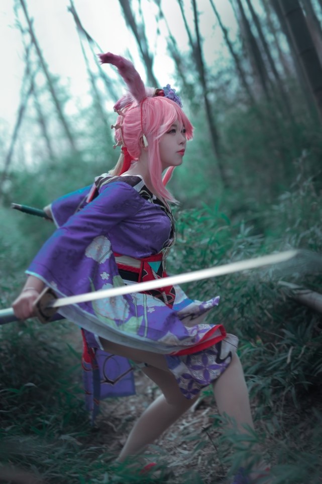 崩坏三 八重樱 信花舞姬 cosplay