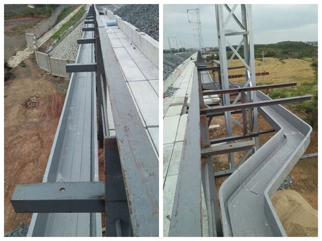 格瑞德smc电缆槽服务于九景衢铁路