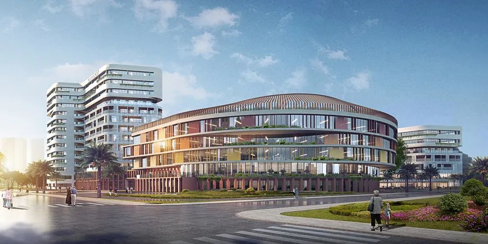 佛山新社会福利院设计呈现汇与福的字形组合