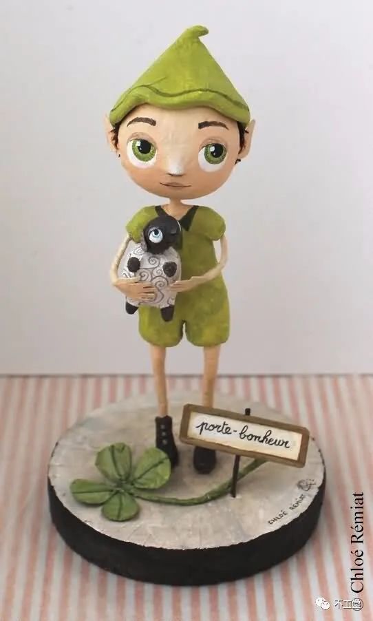 可爱的纸塑小仙女