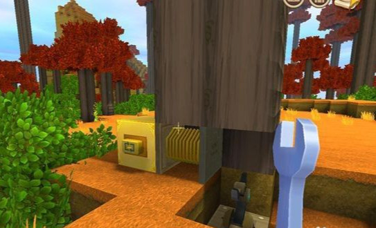 迷你世界也有自动伐木机这下再也不用整天撸木头了做法挺简单