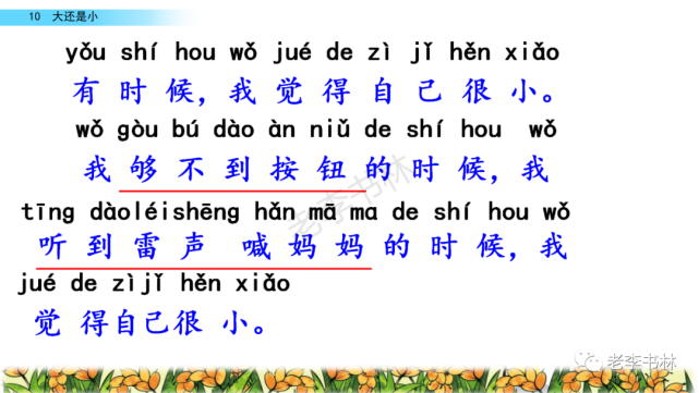 本資料電子教材來自百度文庫;課文朗讀來自綠色圃;視頻講解來自騰訊