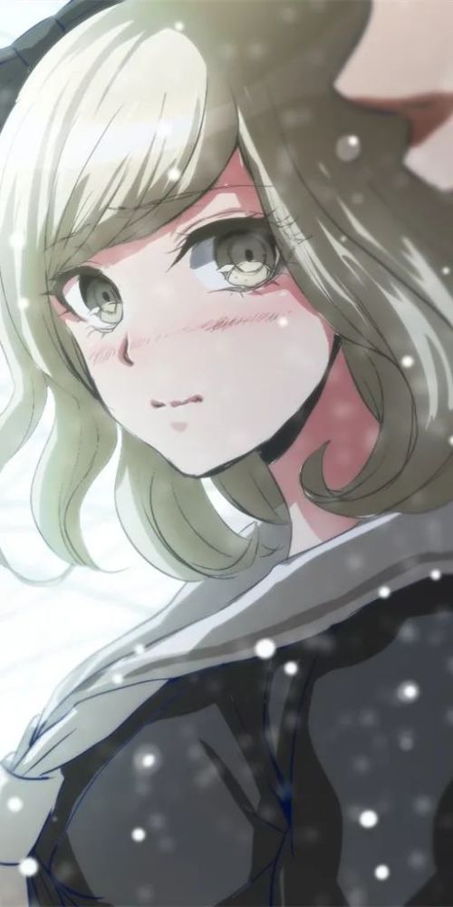 《弹丸论破》仲岛花音,全面屏壁纸,被叶隐康比吕