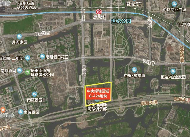 首开261亿元拿下温州市中央绿轴区域g42a地块