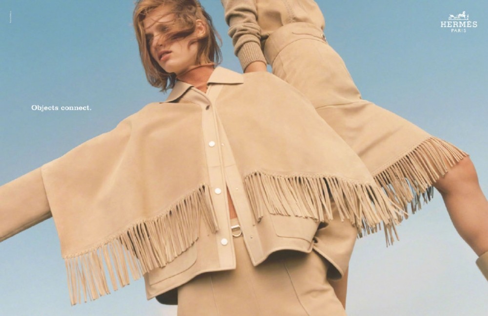 上游时尚爱马仕2021秋冬大片乘着天空与风的不羁力量