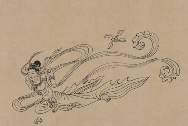 飞天形象丰富多变,北魏以来,一直传承下来的是"秀骨清像"造型