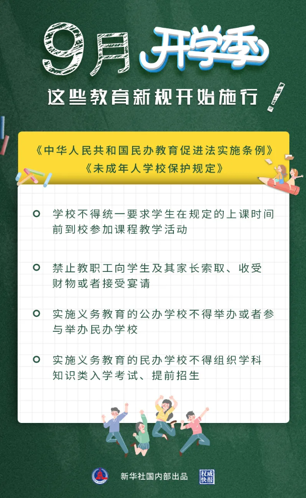 双减政策落地第一学期两项新规明起施行又有两地重磅发布