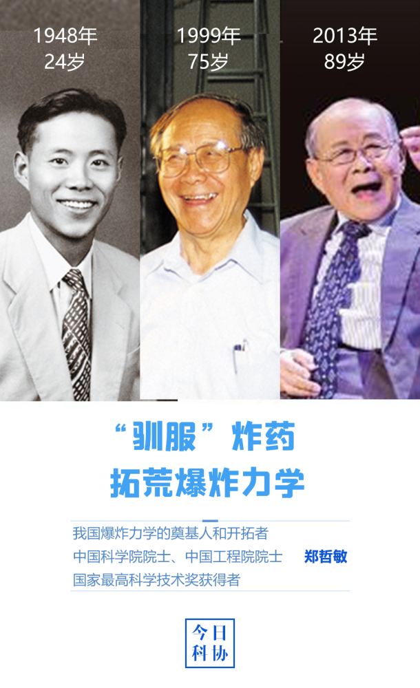 郑哲敏:"驯服"炸药 拓荒爆炸力学丨最美科学家