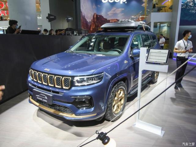 细节升级有看点 车展实拍jeep大指挥官