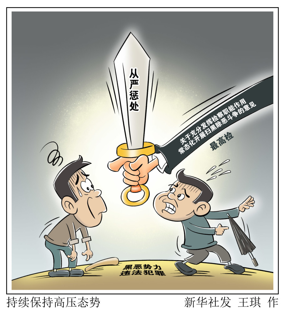 图表漫画法治持续保持高压态势