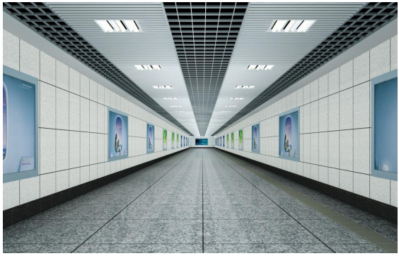 充满高级感台州市仙居县城首条地下人行过街通道效果图出炉