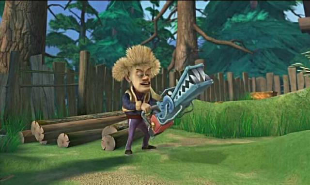 熊出没中光头强使用的五件最强兵器果然一件比一件强大