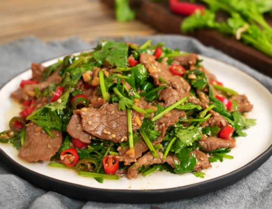 稻颂农业丨香菜牛肉