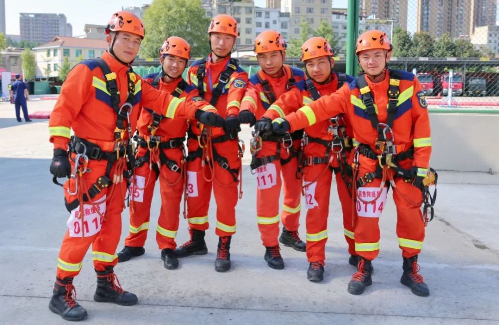 冠军榜丨贵阳支队荣获t型救援操团体第一名