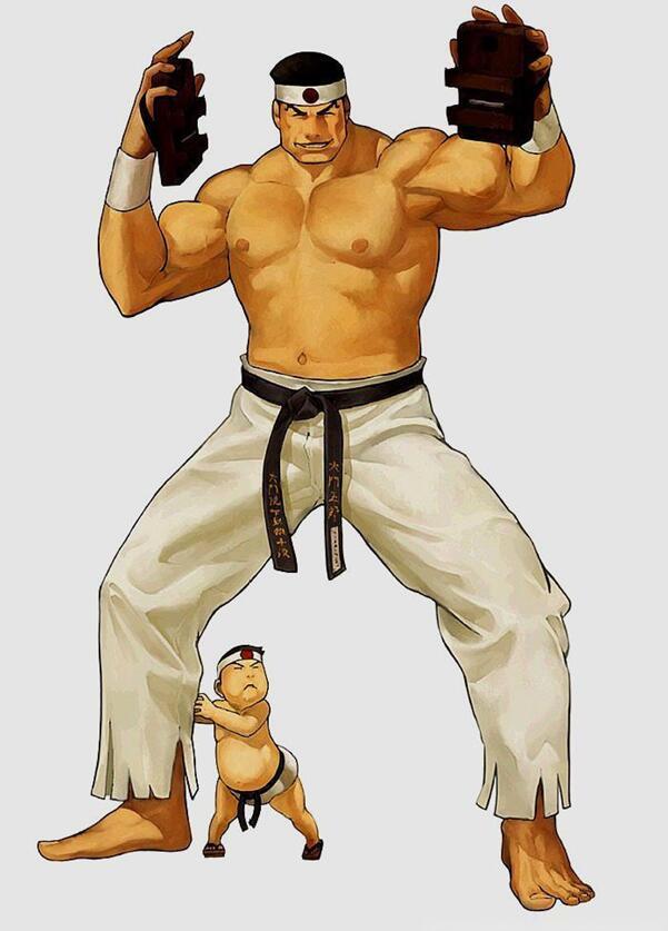 拳皇:大门五郎是谁?他凭什么能跟草薙京红丸成为队友?_腾讯新闻