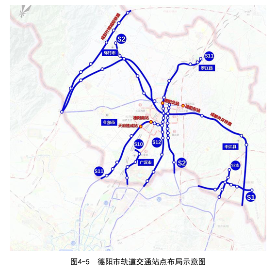 德阳这份交通规划出炉!未来市域铁路将达5条,包括s11线