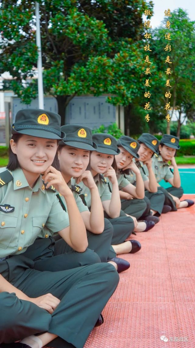 酷图退伍时女兵留下了一组最具纪念意义的照片