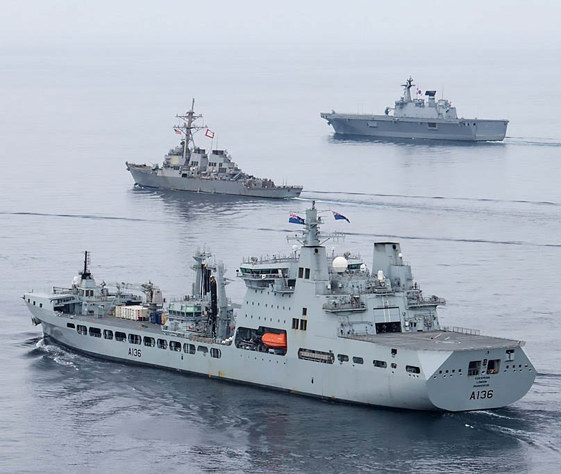 韩国海军与英国航母联合演习怎么样才能把直播做起来