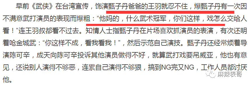 9年前赵文卓和甄子丹的骂战到底怎么回事？